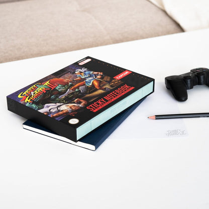 Street Fighter Premium notitieboek met sticky notes en omslag A5