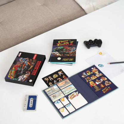 Street Fighter Premium notitieboek met sticky notes en omslag A5