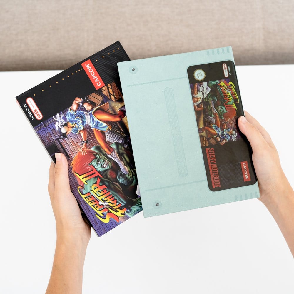 Street Fighter Premium notitieboek met sticky notes en omslag A5