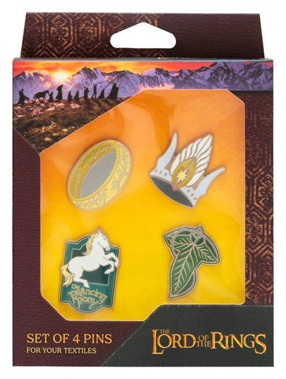 De Lord of the Rings pinnen set van 4