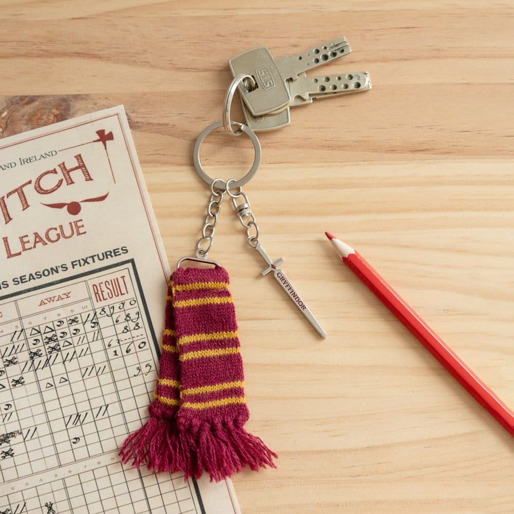 Harry Potter sleutelhanger Griffoendor sjaal 15 cm