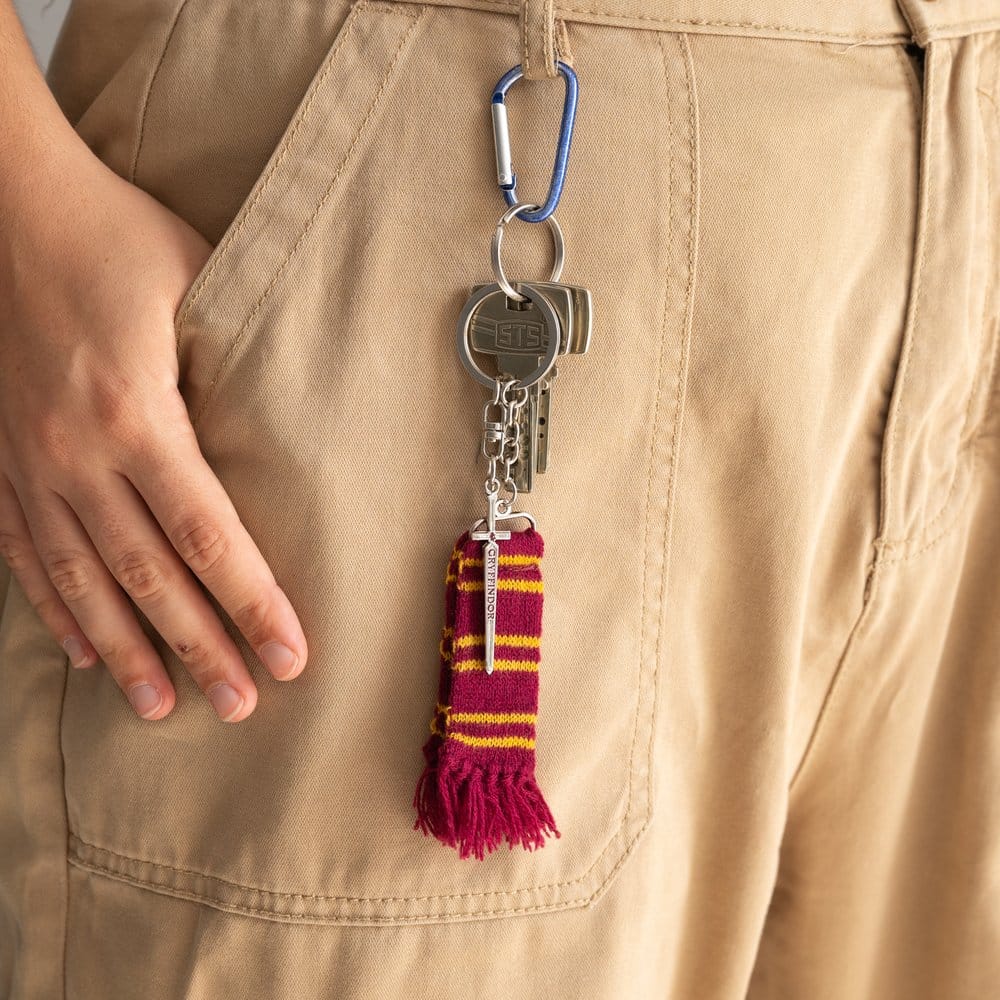 Harry Potter sleutelhanger Griffoendor sjaal 15 cm