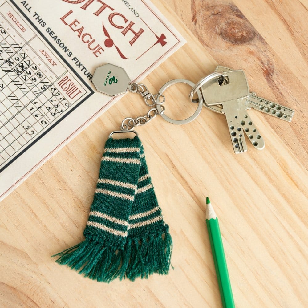 Harry Potter sleutelhanger Zwadderich sjaal 15 cm