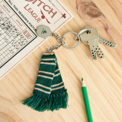 Harry Potter sleutelhanger Zwadderich sjaal 15 cm