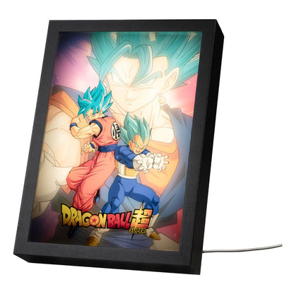 Dragon Ball super ingelijste LED-print