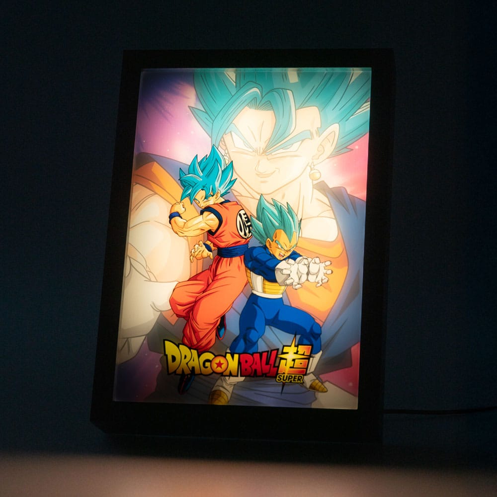 Dragon Ball super ingelijste LED-print