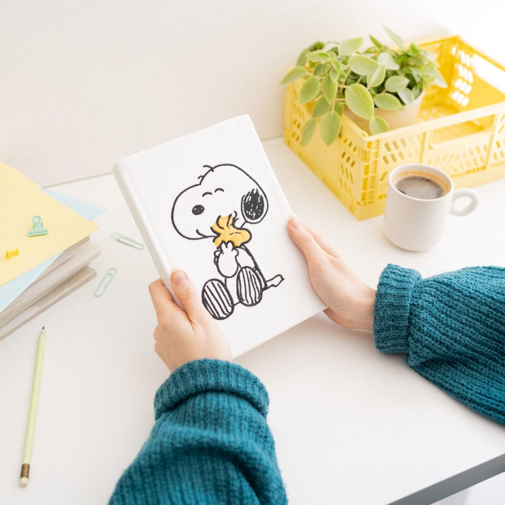 Peanuts Premium Pluche Notitieboekje A5 Snoopy