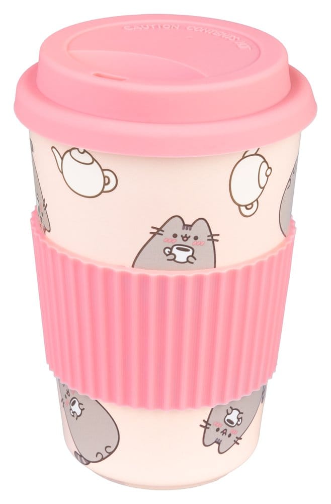 Pusheen keramische mok met deksel 400 ml
