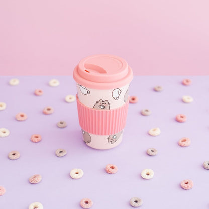 Pusheen keramische mok met deksel 400 ml