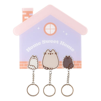 Pusheen Sleutelrek incl. sleutelrek 3 sleutelhangers