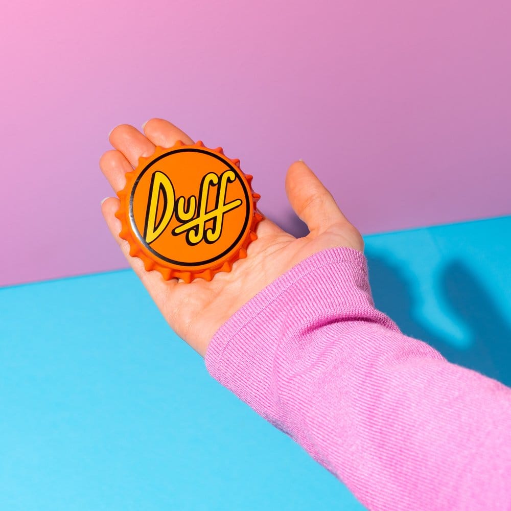 The Simpsons Magneet met Flesopener Duff Beer 7 cm