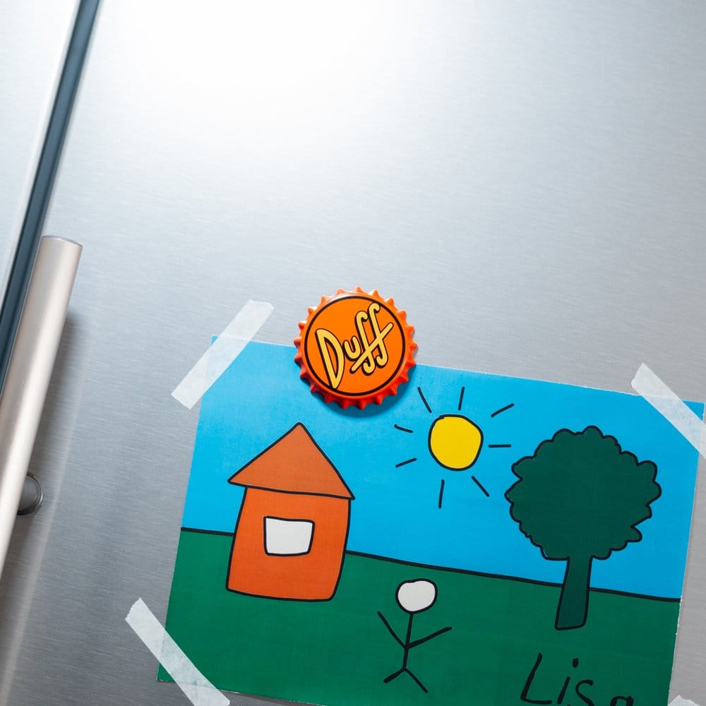 The Simpsons Magneet met Flesopener Duff Beer 7 cm