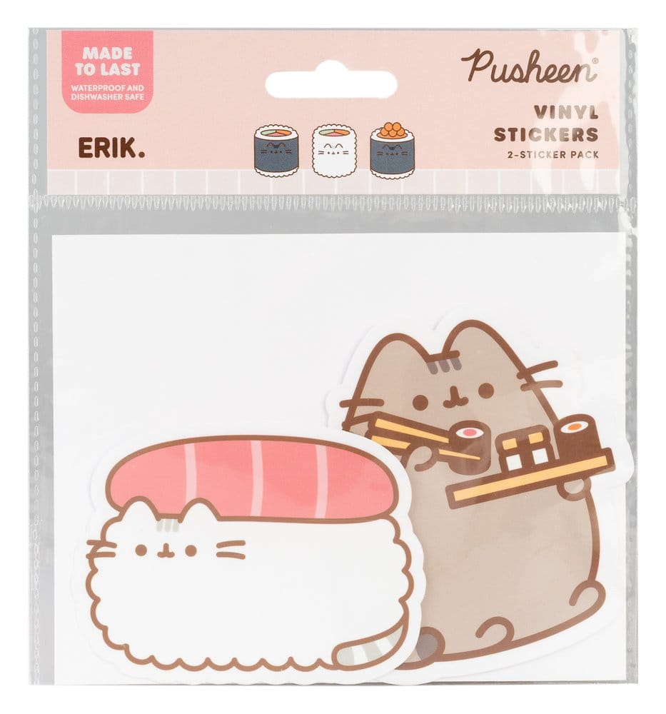 Pusheen Vinylstickers Sushi Roll Vol. 1 set van 2