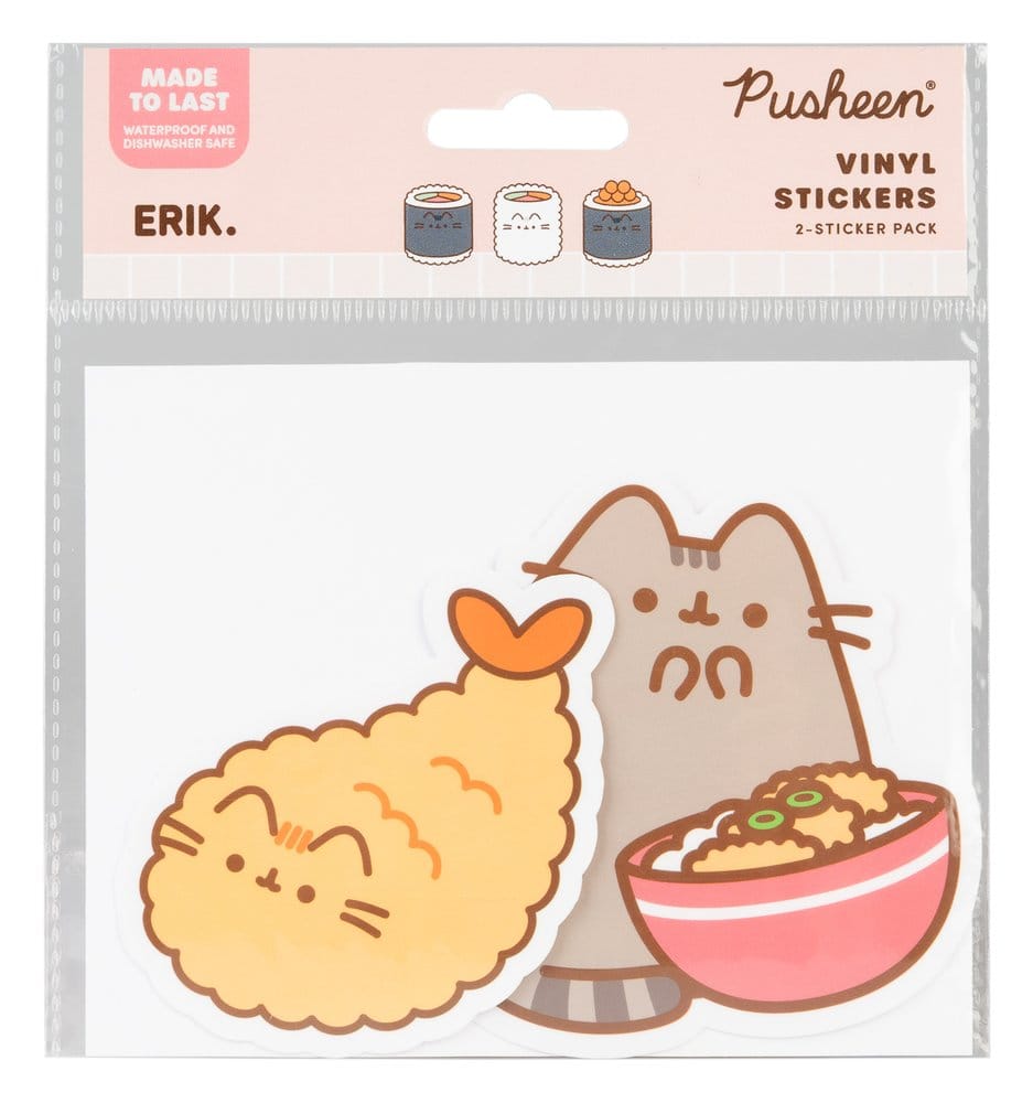 Pusheen Vinylstickers Sushi Roll Vol. 2 Set van 2