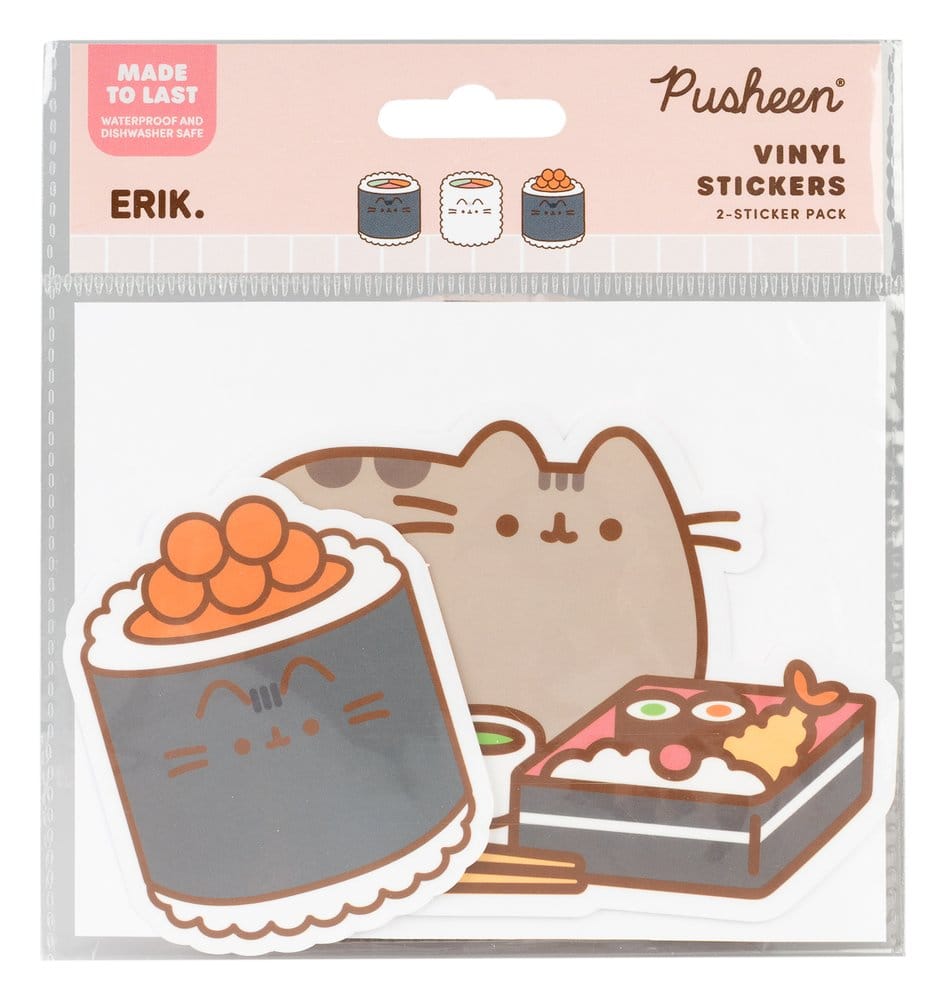 Pusheen Vinylstickers Sushi Roll Vol. 5 Set van 2