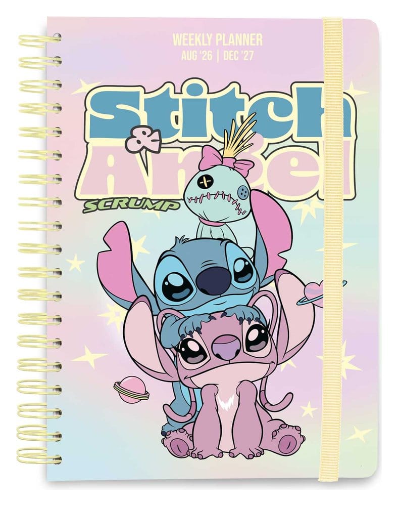 Disney Schoolagenda weekplanner 2026/2027 Stitch en Angel A5