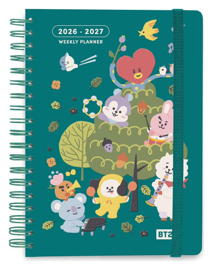 BT21 Schoolagenda weekplanner 2026/2027 A5