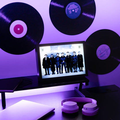 BTS ingelijste LED-print