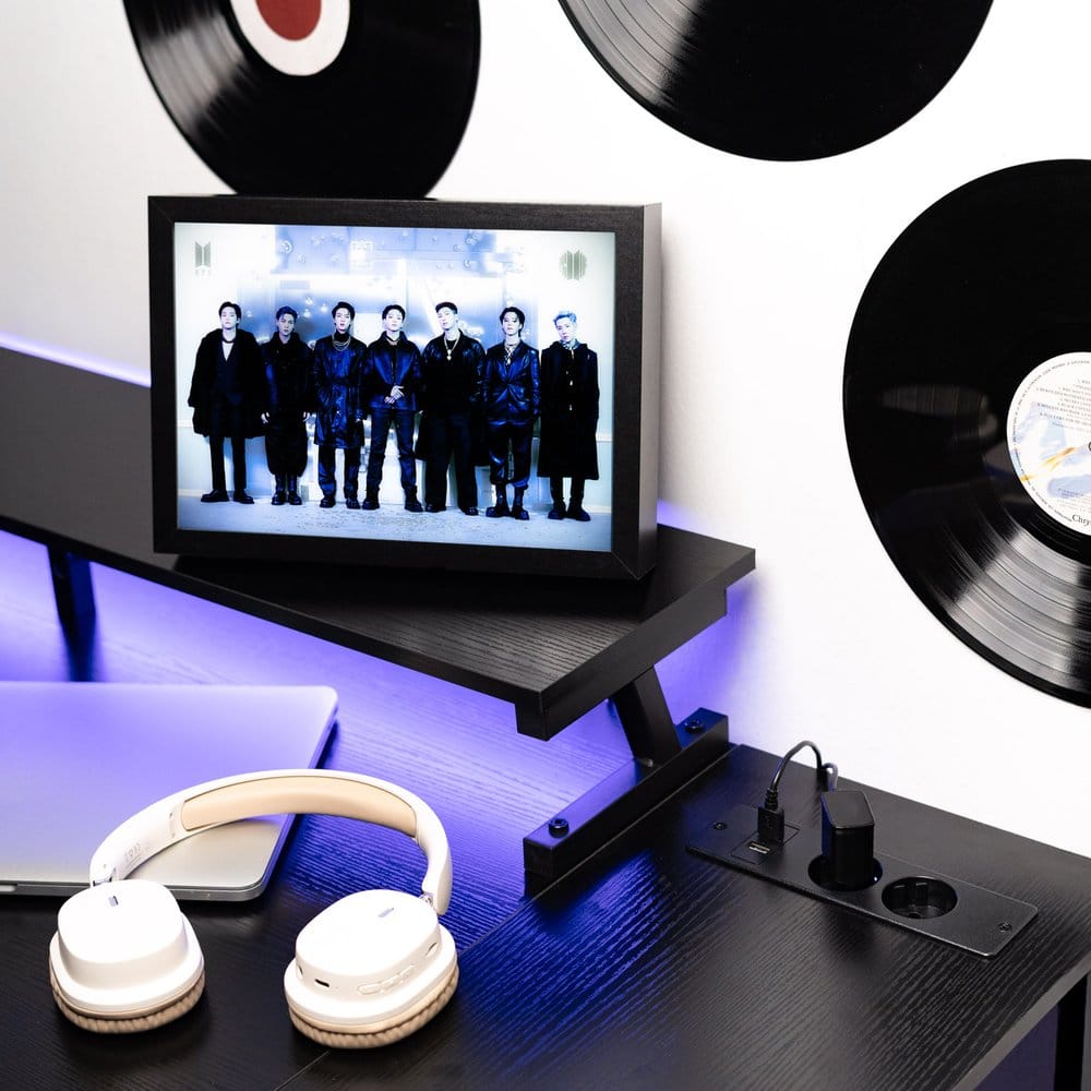 BTS ingelijste LED-print