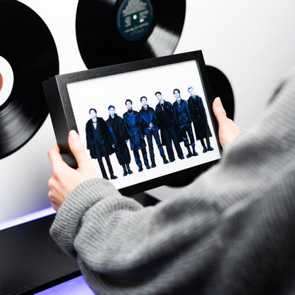 BTS ingelijste LED-print
