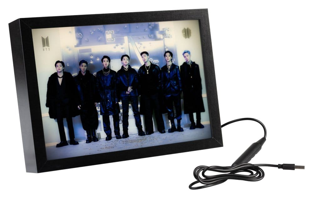 BTS ingelijste LED-print