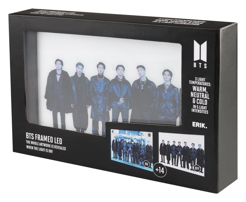 BTS ingelijste LED-print