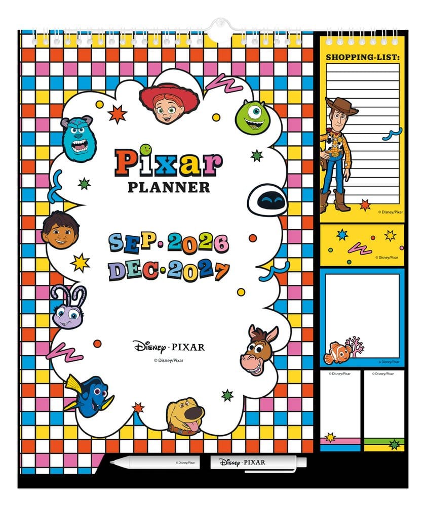 Disney Pixar Wandplanner 2026/27 30 x 34 cm