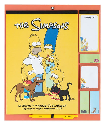 The Simpsons Magnetische Planner 2026/27 30 x 35 cm