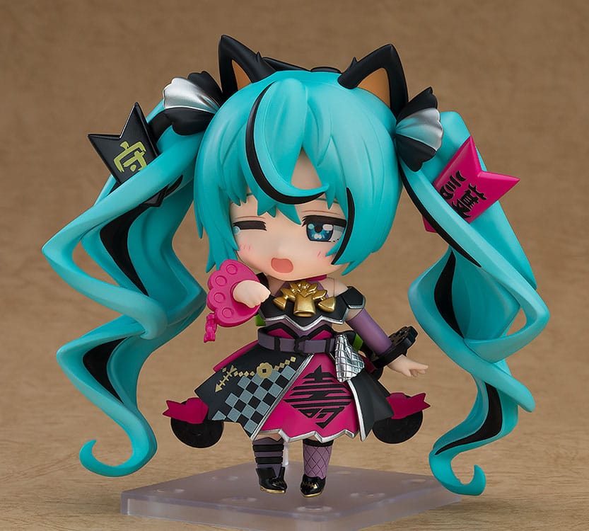 Character Vocal Series 01 Nendoroid-actiefiguur Hatsune Miku: Black Maneki Miku Ver. 10 cm