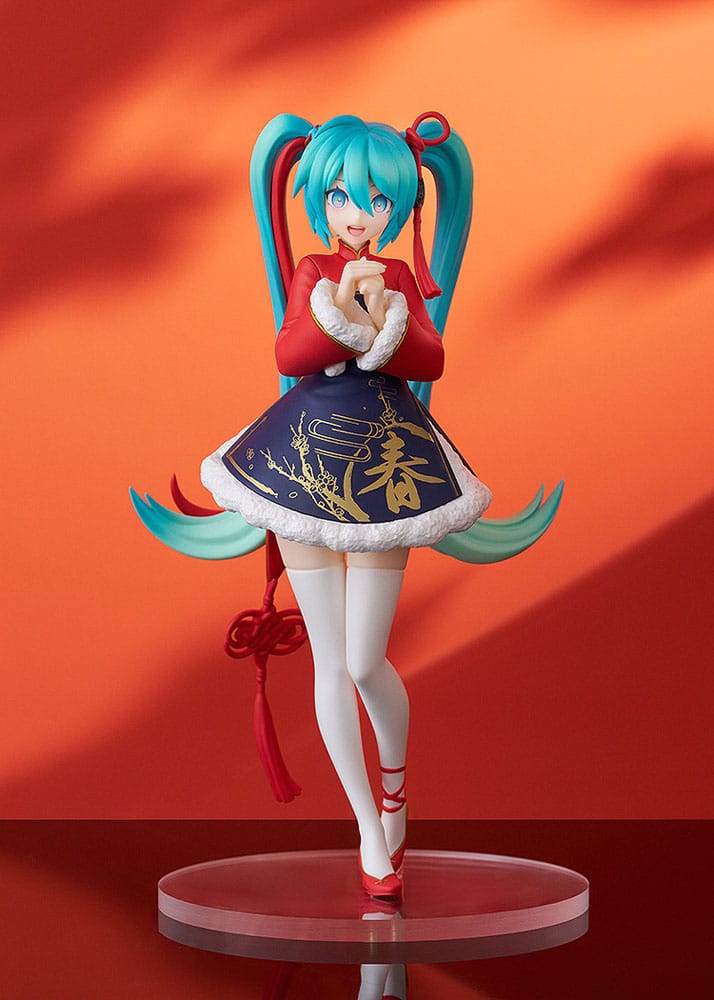 Character Vocal Series 01: Hatsune Miku Pop-upparade PVC-standbeeld Hatsune Miku: Sourxuan Chinees Nieuwjaar Ver. 17 cm