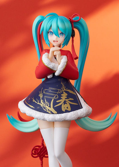 Character Vocal Series 01: Hatsune Miku Pop-upparade PVC-standbeeld Hatsune Miku: Sourxuan Chinees Nieuwjaar Ver. 17 cm