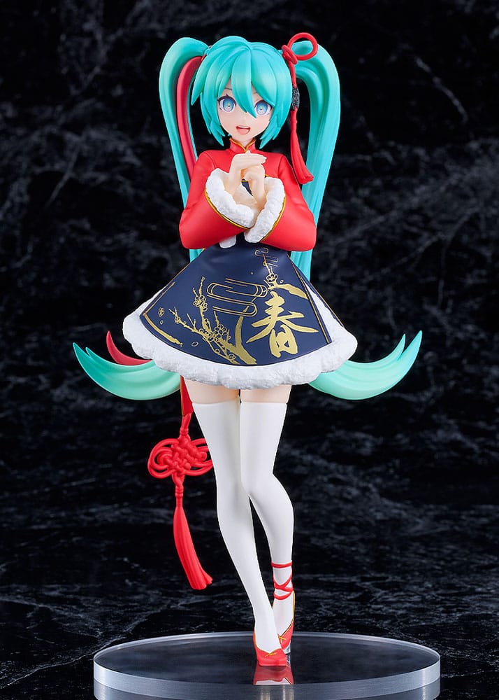 Character Vocal Series 01: Hatsune Miku Pop-upparade PVC-standbeeld Hatsune Miku: Sourxuan Chinees Nieuwjaar Ver. 17 cm