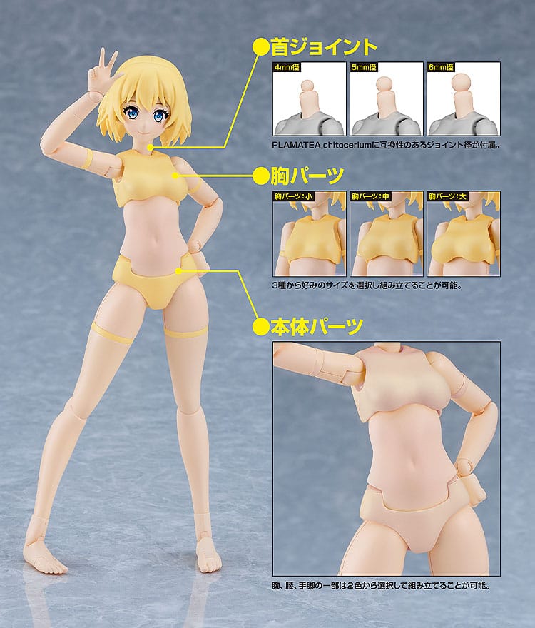 Cutie Honey Nova plastic modelbouwpakket PLAMATEA Muse Lichaam: Ichika B Type 15 cm