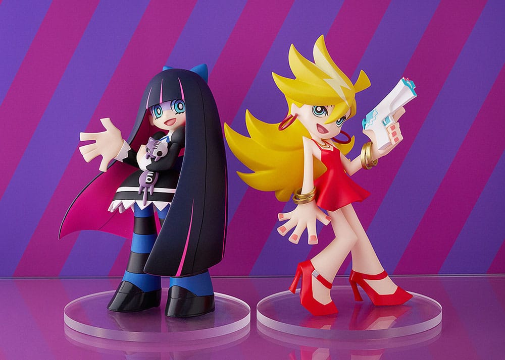 Panty & Kous met Jarretellegordel Pop Up Parade PVC Beeldkous 14 cm