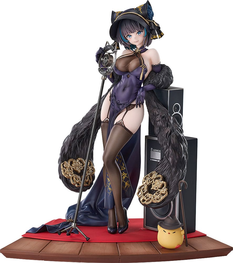 Azur Lane-standbeeld 1/7 Cheshire: Cait Sith Crooner Ver. 24 cm