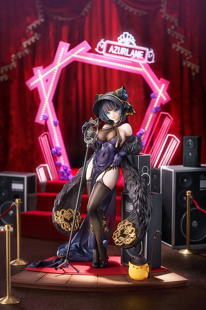 Azur Lane-standbeeld 1/7 Cheshire: Cait Sith Crooner Ver. 24 cm