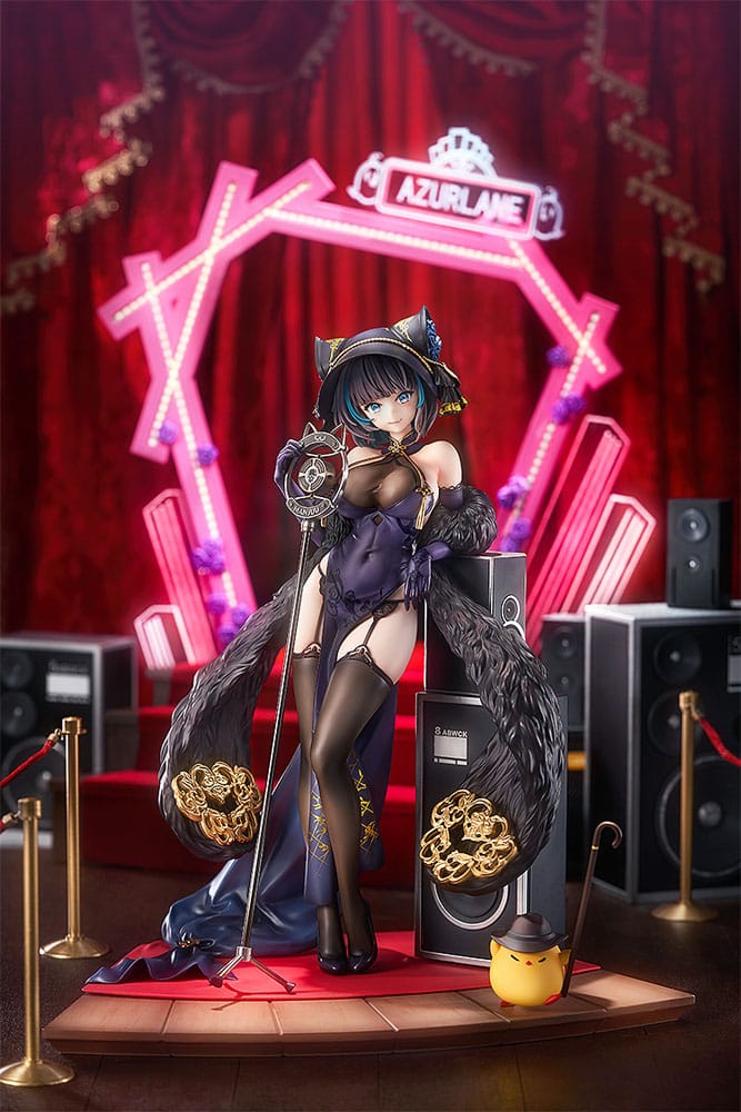 Azur Lane-standbeeld 1/7 Cheshire: Cait Sith Crooner Ver. 24 cm