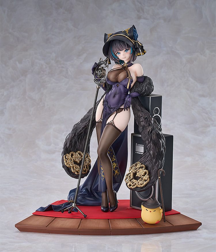 Azur Lane-standbeeld 1/7 Cheshire: Cait Sith Crooner Ver. 24 cm