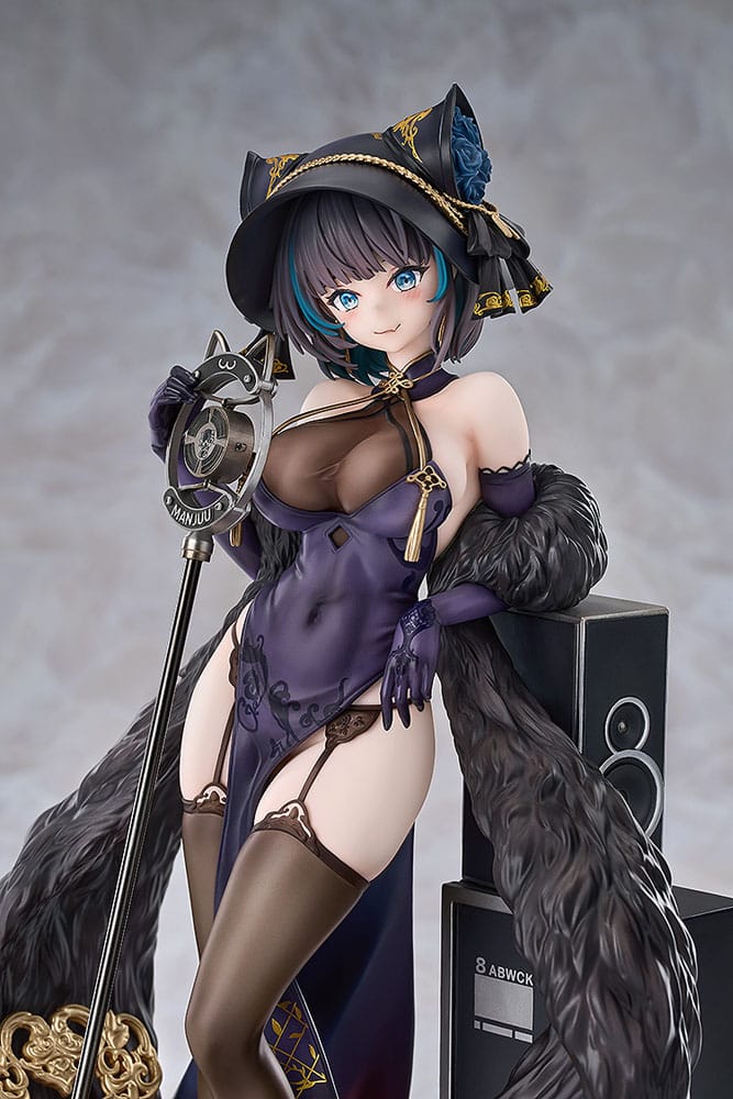 Azur Lane-standbeeld 1/7 Cheshire: Cait Sith Crooner Ver. 24 cm
