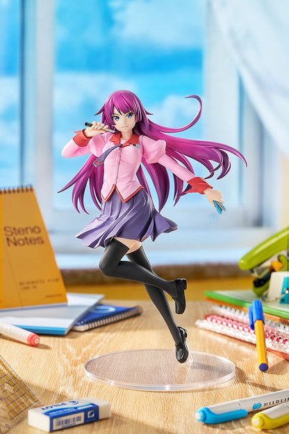 Monogatari-serie Pop-up Parade PVC-beeld Hitagi Senjyogahara L Maat 23 cm