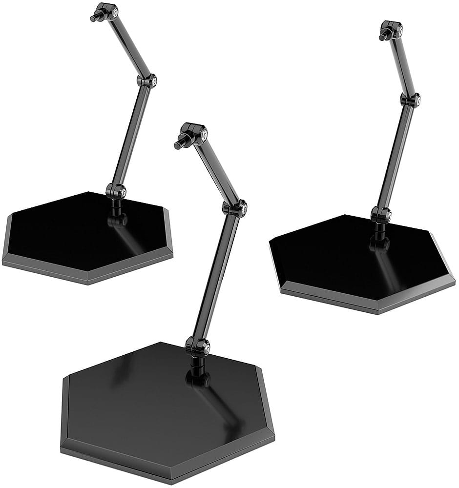 De Simple Stand Mini Nendoroid Meer voor minifiguren en modellen Zwart Hex Type 3-pack