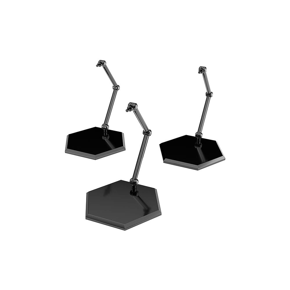 De Simple Stand Mini Nendoroid Meer voor minifiguren en modellen Zwart Hex Type 3-pack