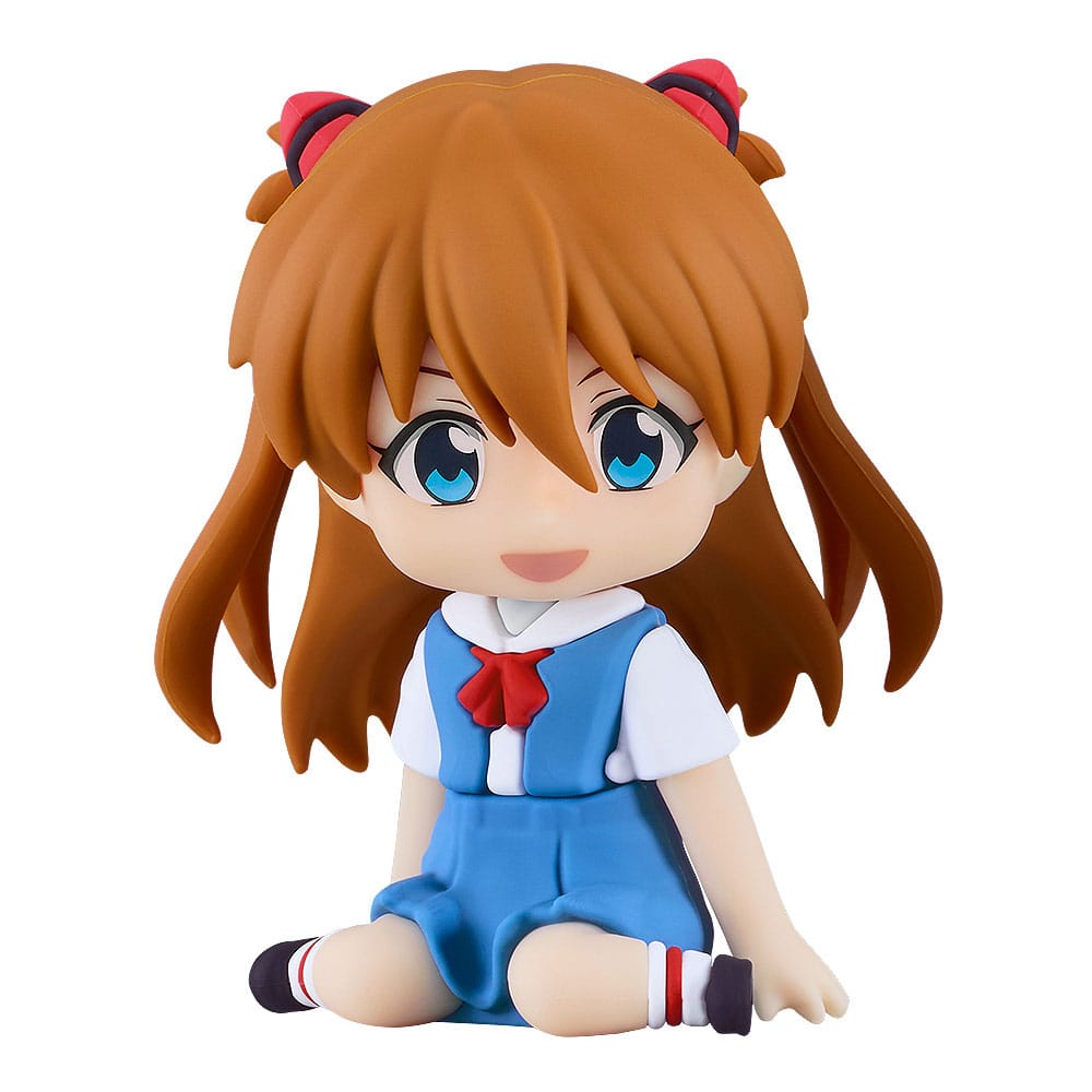 Herbouw van Evangelion Rubber Mascot Nendroid Plus Minifiguur Asuka Shikinami Langley 8 cm