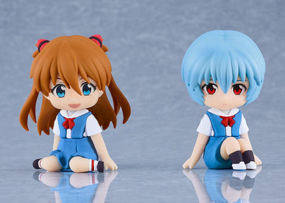 Herbouw van Evangelion Rubber Mascot Nendroid Plus Minifiguur Asuka Shikinami Langley 8 cm