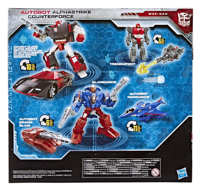 Transformers Generations War for Cybertron: Siege-actiefiguur 3-pack Autobot Alphastrike Counterforce