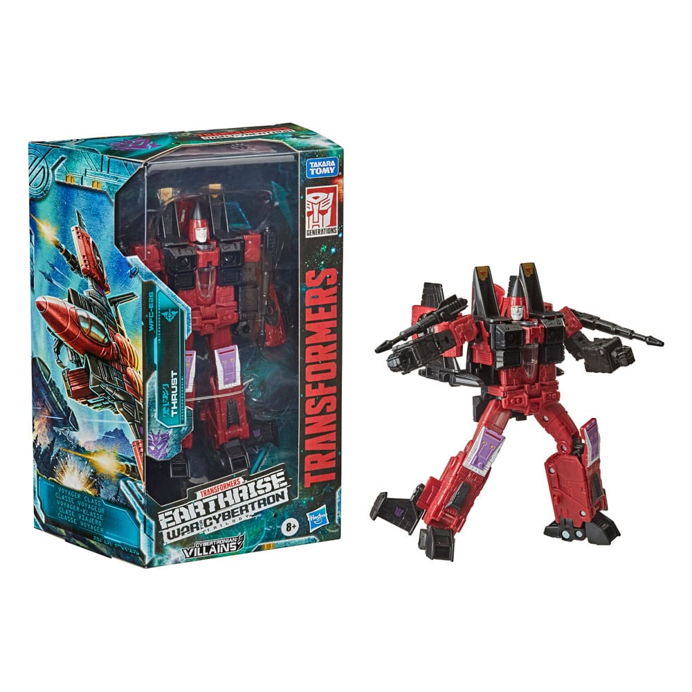 Transformers Generations War for Cybertron: Earthrise Voyager Class Actiefiguur Thrust 18 cm