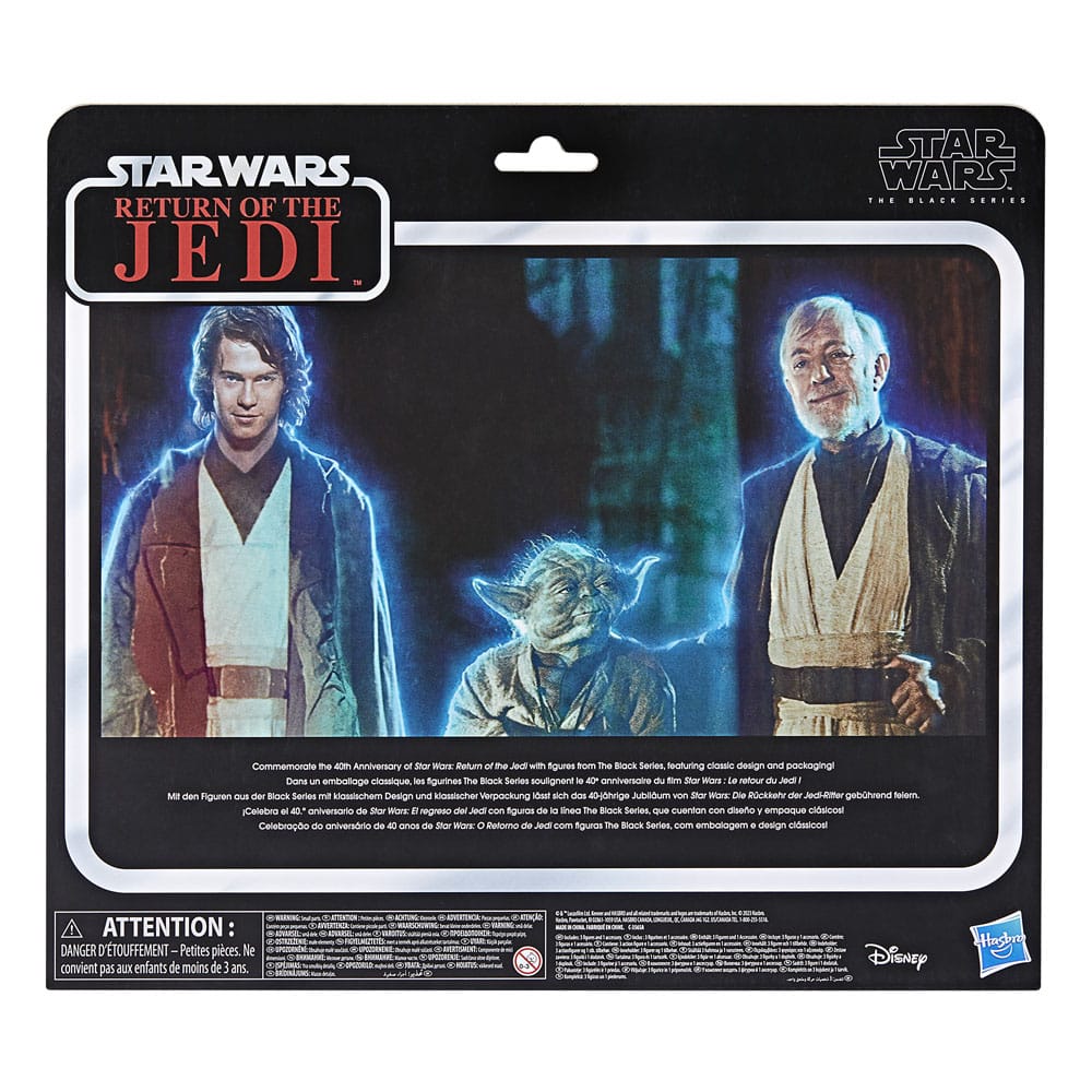 Star Wars Episode VI Black Series-actiefiguren, 3-pack Force Spirits, 15 cm