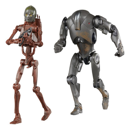 Star Wars Episode II Black Series Actie Figuur 2-pack C-3PO (B1 Battle Droid Body) & Super Battle Droid 15 cm