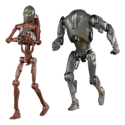 Star Wars Episode II Black Series Actie Figuur 2-pack C-3PO (B1 Battle Droid Body) & Super Battle Droid 15 cm