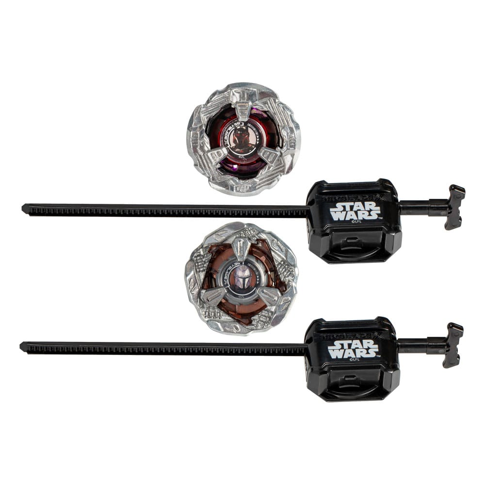 Beyblade X en Star Wars werken samen met The Mandalorian 3-60F versus Moff Gideon 3-80N